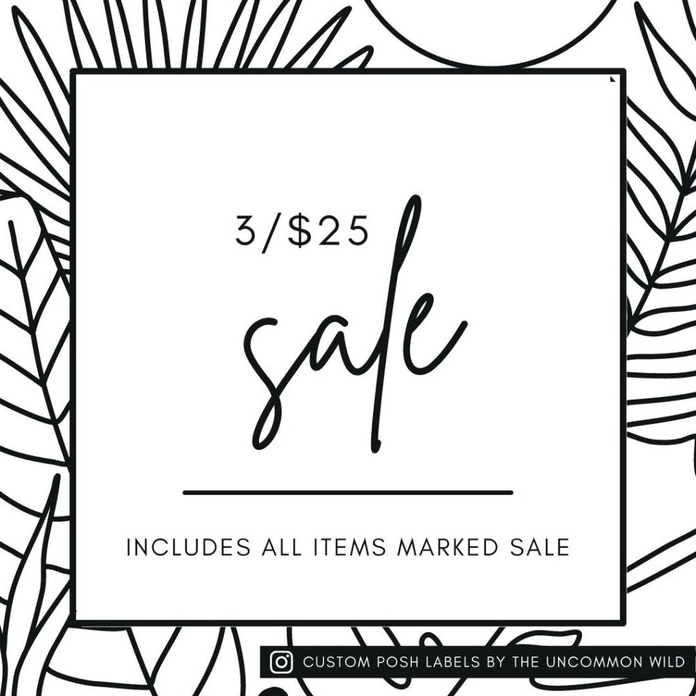 🔴 Red Dot Sale 3/$25 Bundle Deal.